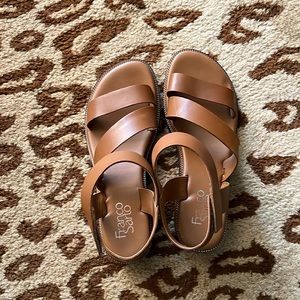 Franco Sarto ankle strap sandals